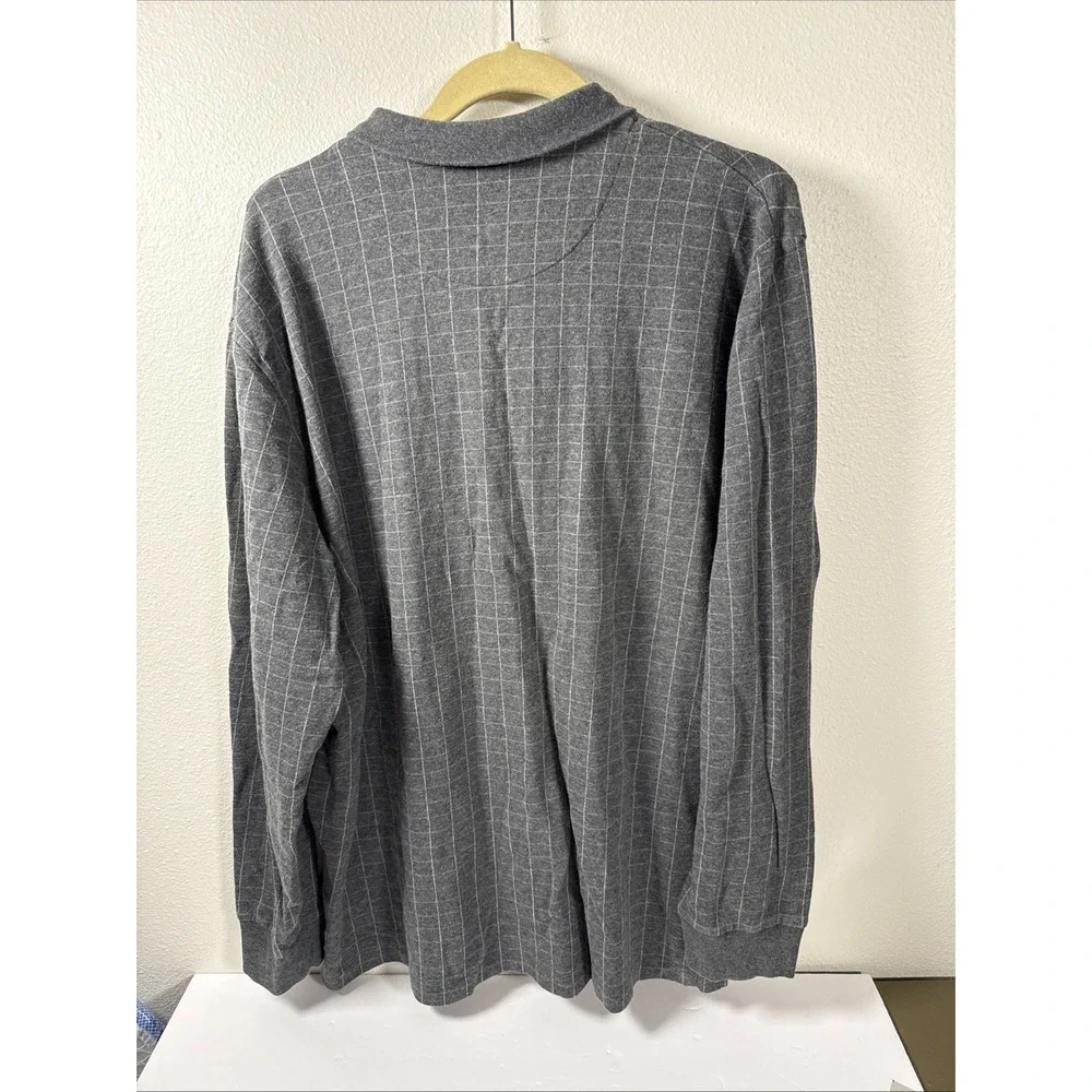 Polo Golf Ralph Lauren 1/4 Zip Shirt Men's Large‎ L/S Gray Cotton XL K1